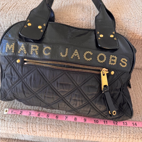 Marc Jacobs Kirsten Bag Black Quilted Satchel Bag - Picture 8 of 9